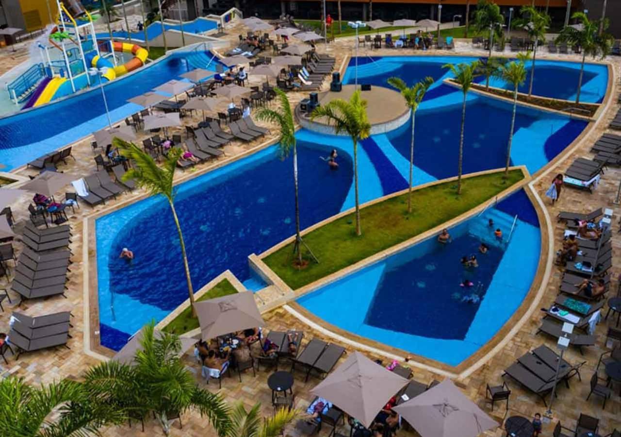 Enjoy Solar Das Aguas Park Resort Olímpia Εξωτερικό φωτογραφία Aerial view of the resort's swimming pool